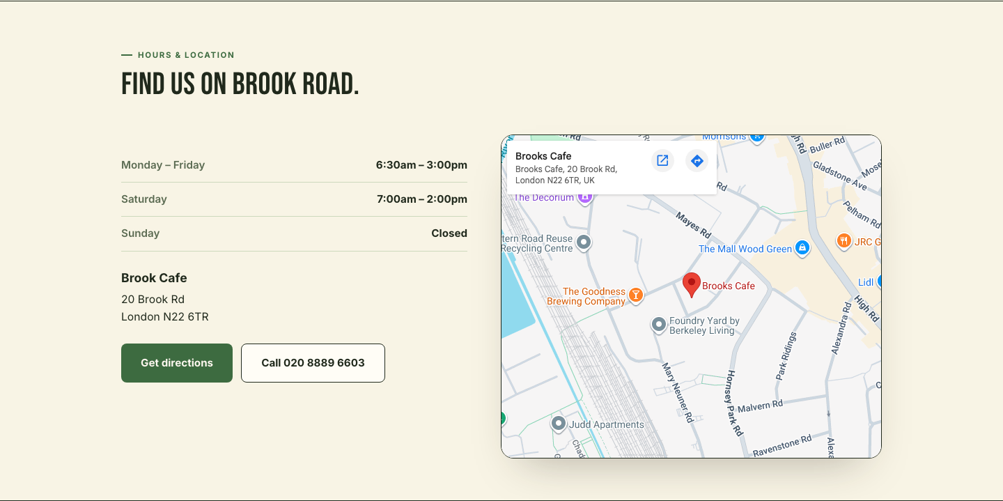 Hours & location