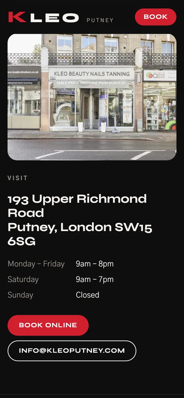 Kleo Putney on a phone: Visit