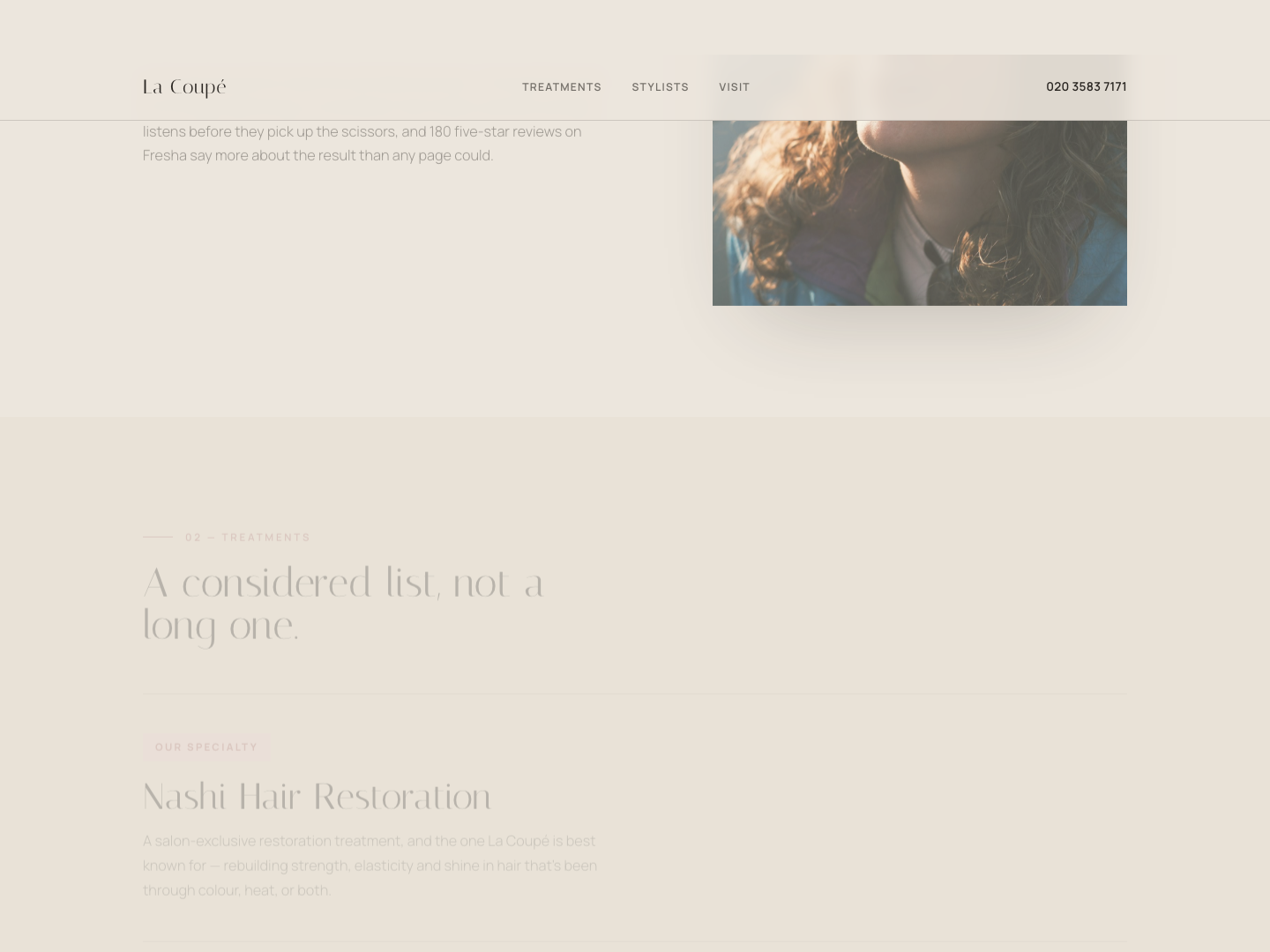 Nashi Hair Restoration feature