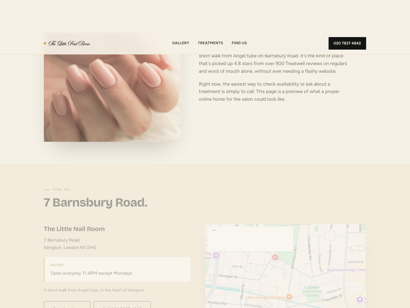 Find us — map & hours