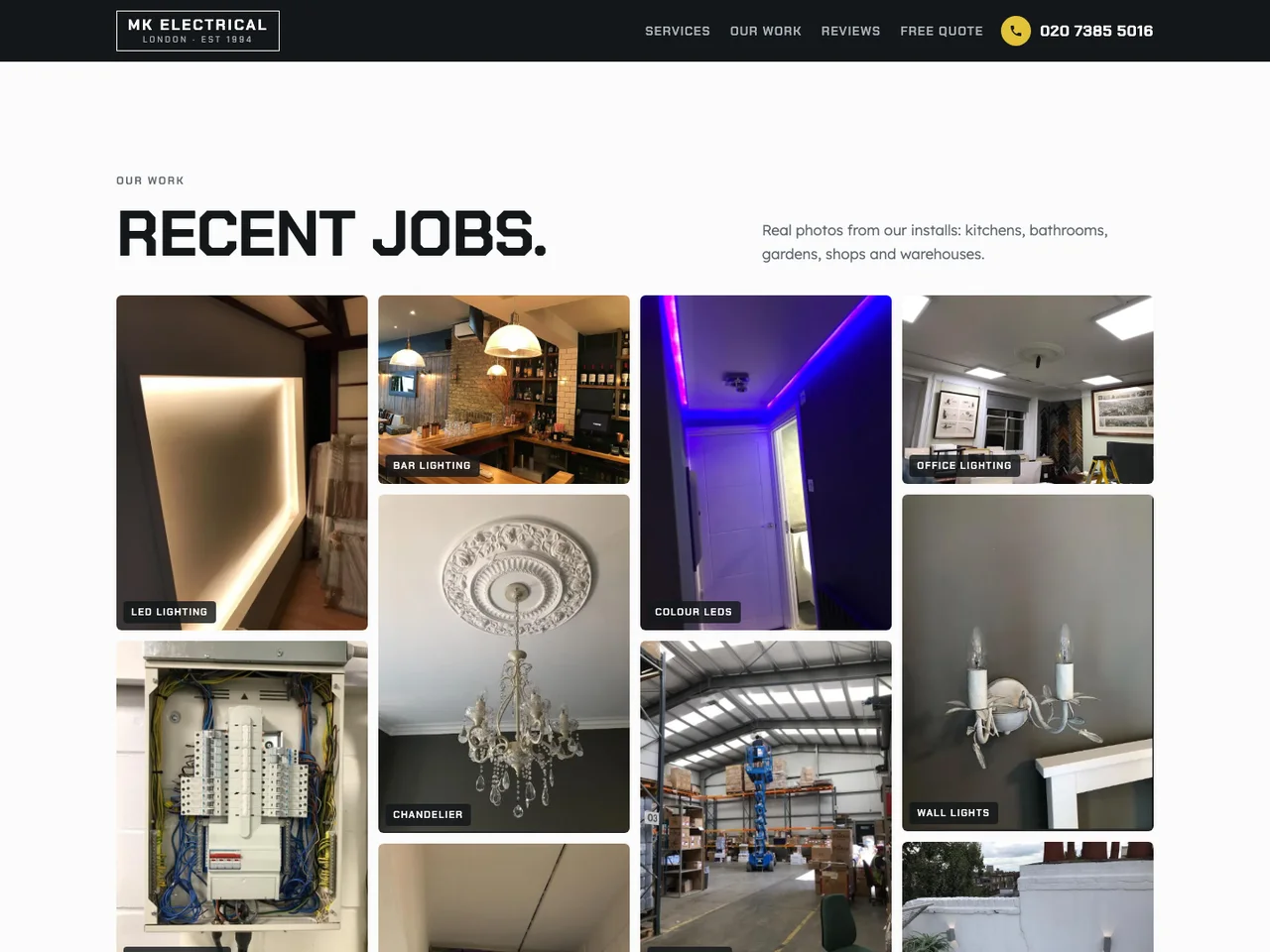 Recent jobs