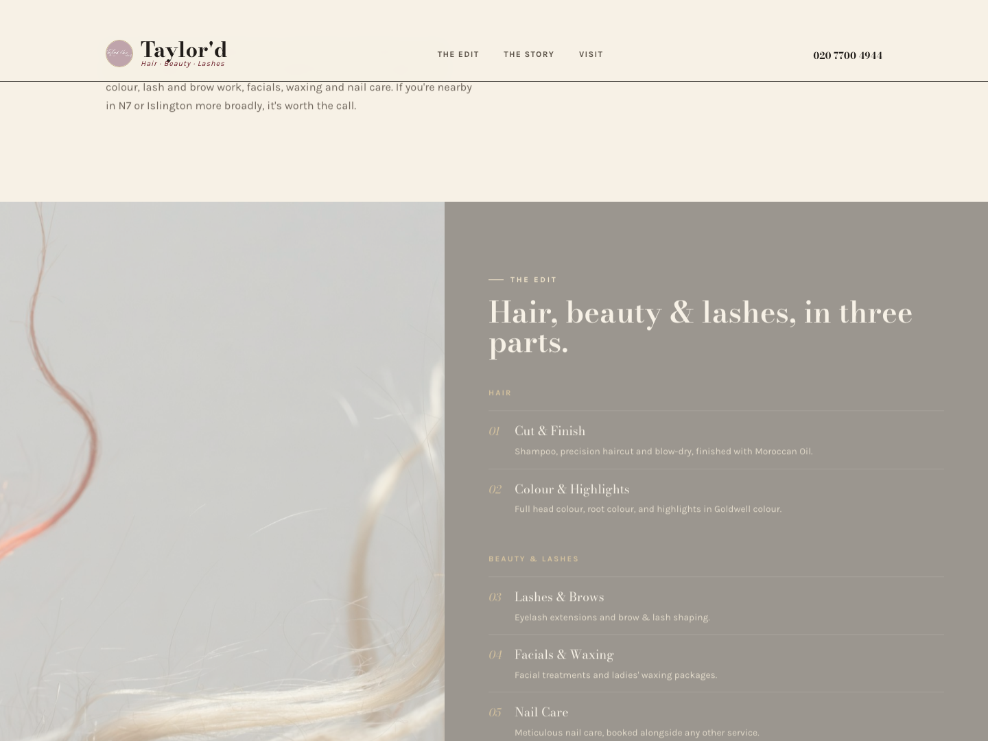 The Edit — service list